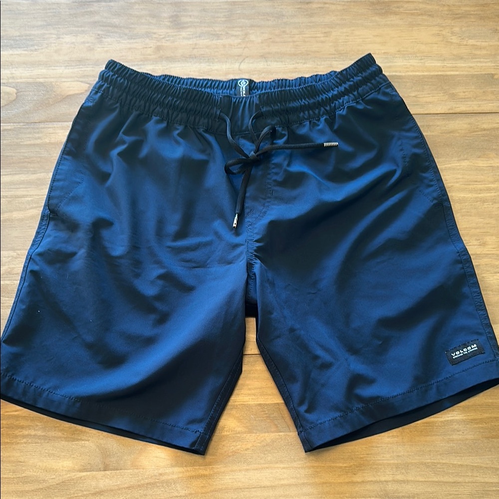 Volcom Dark Blue Swim Trunks